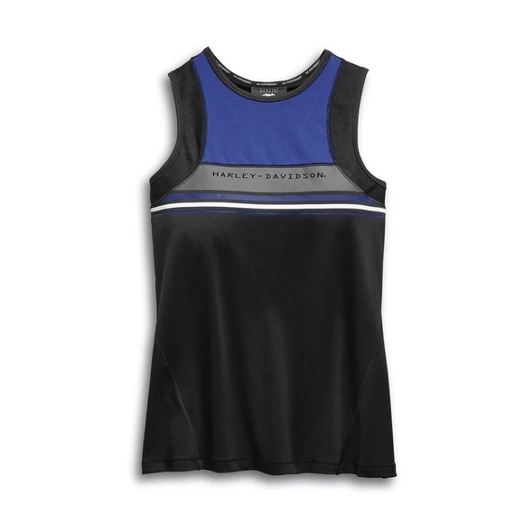 Harley-Davidson Black and Blue Swim Tank - Picture 8 of 8